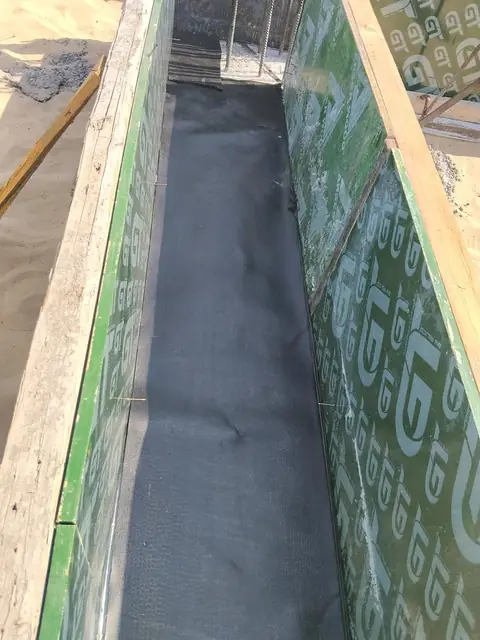 Ground-beam waterproofing