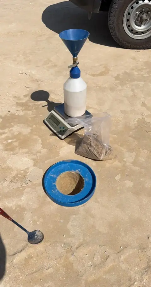 Soil compaction test