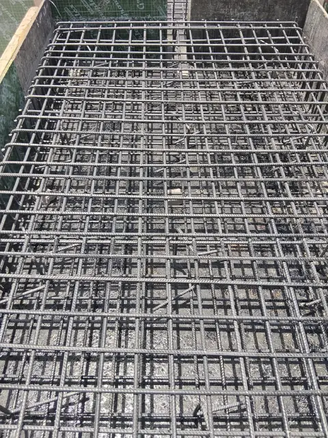Footing rebar mesh